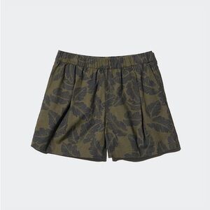Uniqlo Cotton Easy Shorts olive